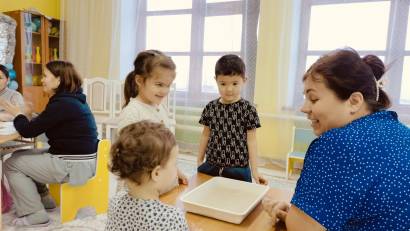 Песочная терапия в работе с детьми по сказке «Репка»